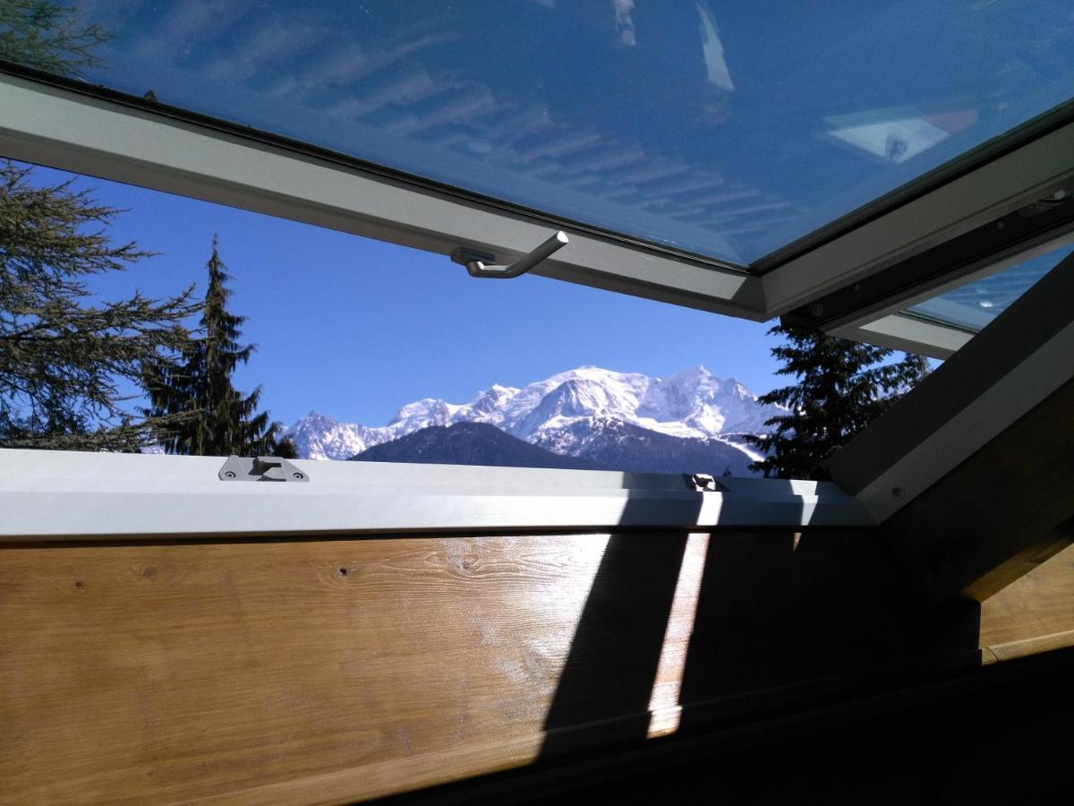 Mont Etape , F2, 42 M2, Calme, Vue Mt Blanc Lägenhet Passy  Exteriör bild